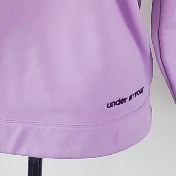 UNDER ARMOUR Lavendar Hoodie - Size S (EUC) - Picture 7 of 8